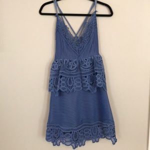 Goodnight Macaroon Lilac Lace Dress (Small)
